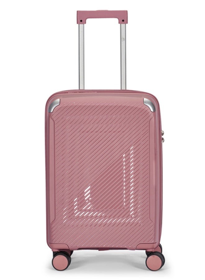 LIMRA Travel Bags 3-Piece Hard Shell Luggage Set Durable Polypropylene Suitcases with Spinner Wheels Rosegold - Image 2